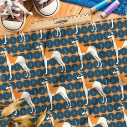 Ткань премиум интерлок охотничьи псы