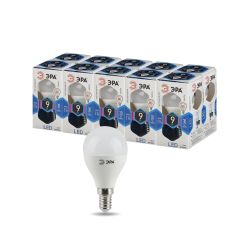 Лампа светодиодная ЭРА STD LED P45-9W-840-E14 9Вт шар нейтральный белый свет Е14