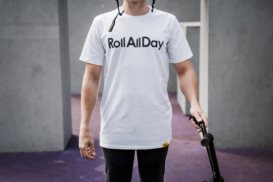 #2 Футболка RollAllDay Long Tee, белая