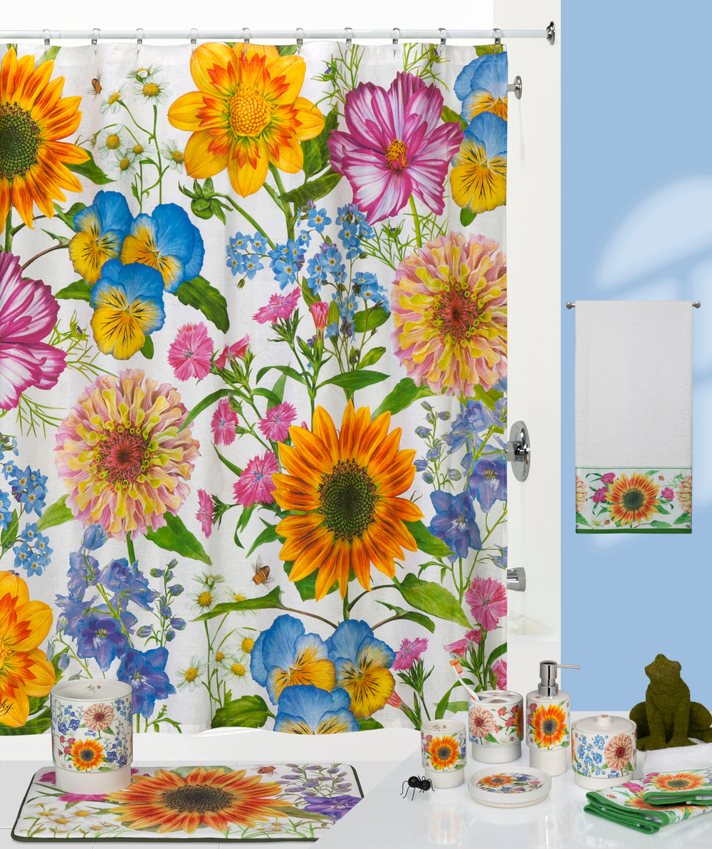 Коврик для ванной 53х86 Creative Bath Perennial R1255MULT