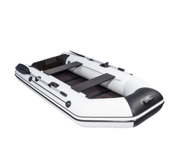 Лодка ПВХ АКВА 2800 светло-серый/ черный