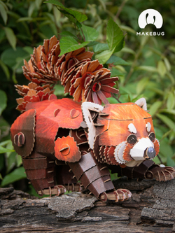 Картонный 3D пазл конструктор Makebug Bring Nature Home