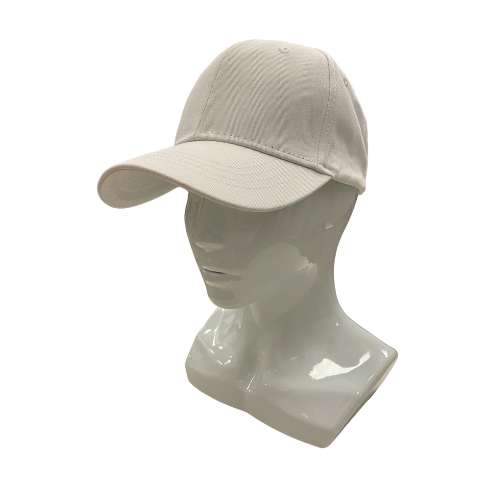 Бейсболка хлопок белый