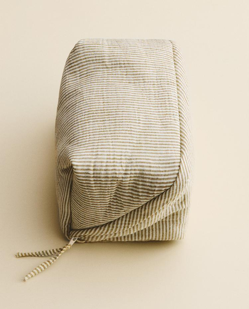 ZARA HOME ДЕТСКАЯ ХЛОПКОВАЯ КОСМЕТИЧКА, ЗЕЛЕНЫЙ