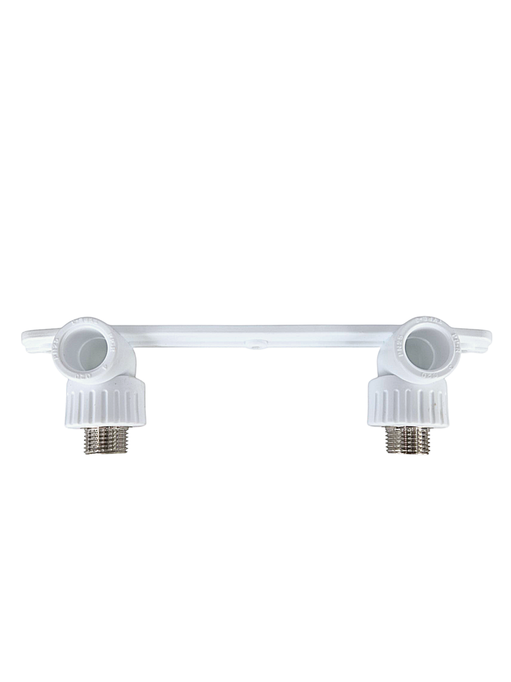 Угольник комбинированный под смеситель PPR наружная резьба 20х 1/2,  белый, РТП (24/6)