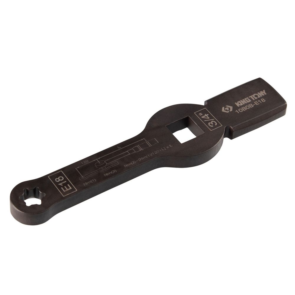 KING TONY (10B0B-E18) Ключ для тормозных суппортов грузовых автомобилей E18, 3/4", ударный