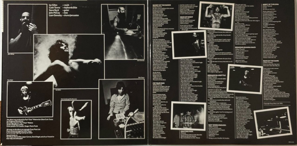 Винтажная виниловая пластинка LP Ian Gillan (Japan 1978) (No Obi) Dead Of Night