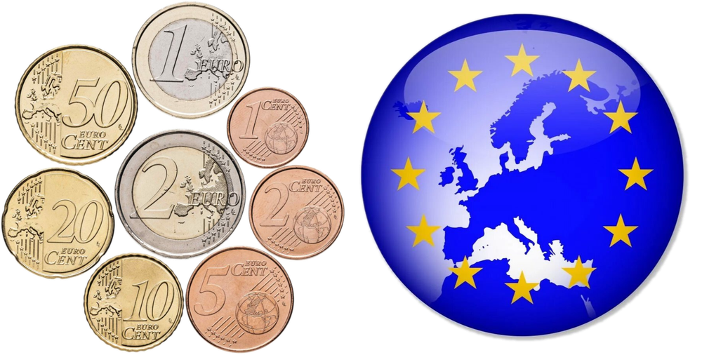 Евросоюз 1999-2026 Набор 8 разменных монет XF