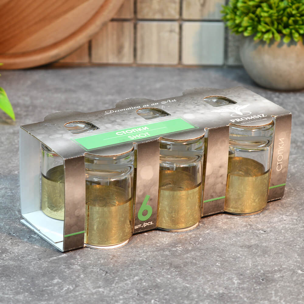 Набор стопок 6шт 60мл "Перфетто"