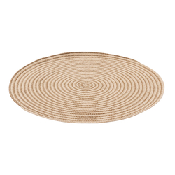 Ковер из хлопка 90см Tkano Ethnic Target бежевый