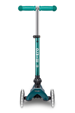 Самокат Mini Micro Deluxe складной ECO LED зеленый