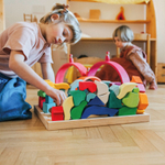 Деревянный конструктор "Темперамент", поддон, 61 деталь