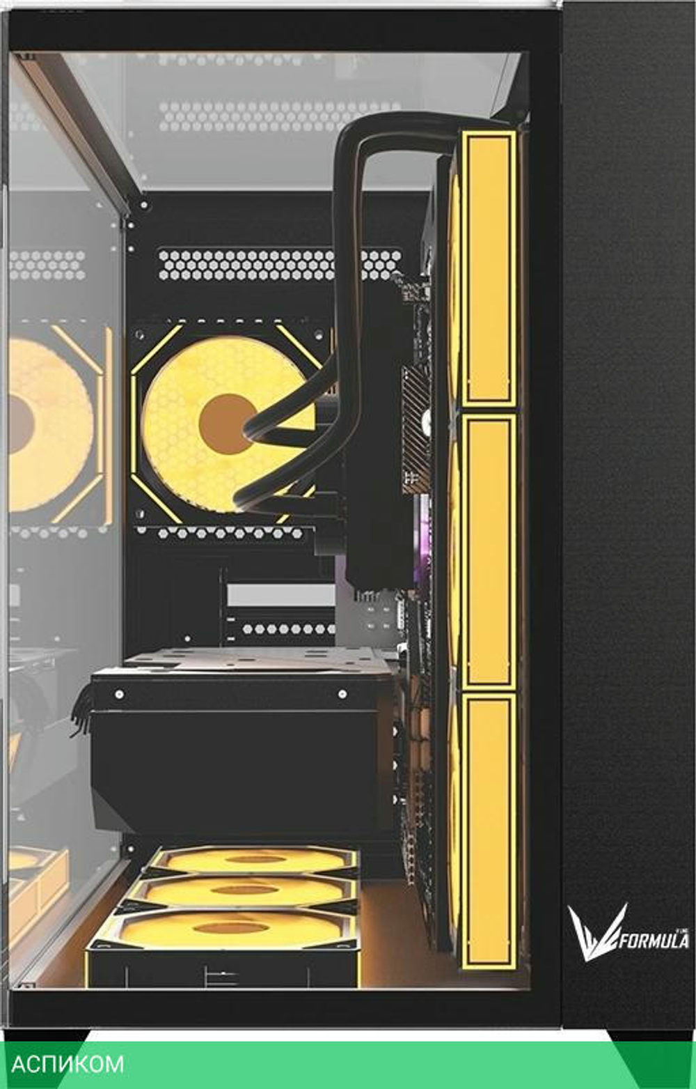 Корпус Formula Crystal Z9 FLOE черный без БП