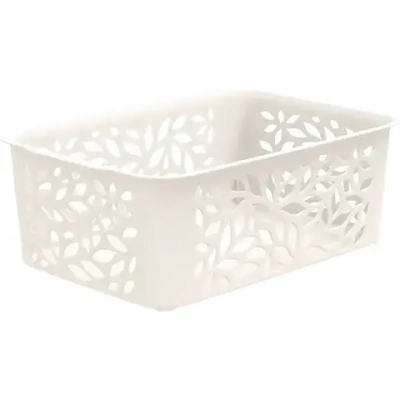Корзина Leaves 2,3л 222х81мм (молочный)