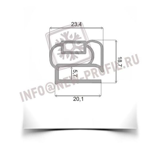Уплотнитель для морозильной камеры Бирюса 4. Размер 760*550 мм (014)