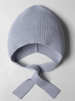 Чепчик шапка женский на завязках на осень