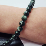 Серафинит (клинохлор), пестрый, гладкий шар, р-р 8мм, штучно