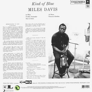 Miles Davis / Kind Of Blue (LP)