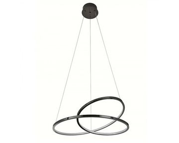 Подвесная люстра LED 38W 3100K 15202/S Black glossy черный глянцевый Loren Newport