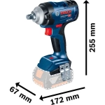Аккумуляторный ударный гайковёрт GDS 18V-400 BOSCH 06019K0020