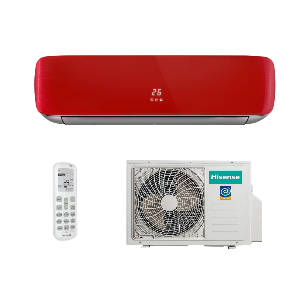 Сплит-система Hisense RED Crystal SUPER DC Inverter 2023 AS-13UW4RVETG00(R) (комплект)