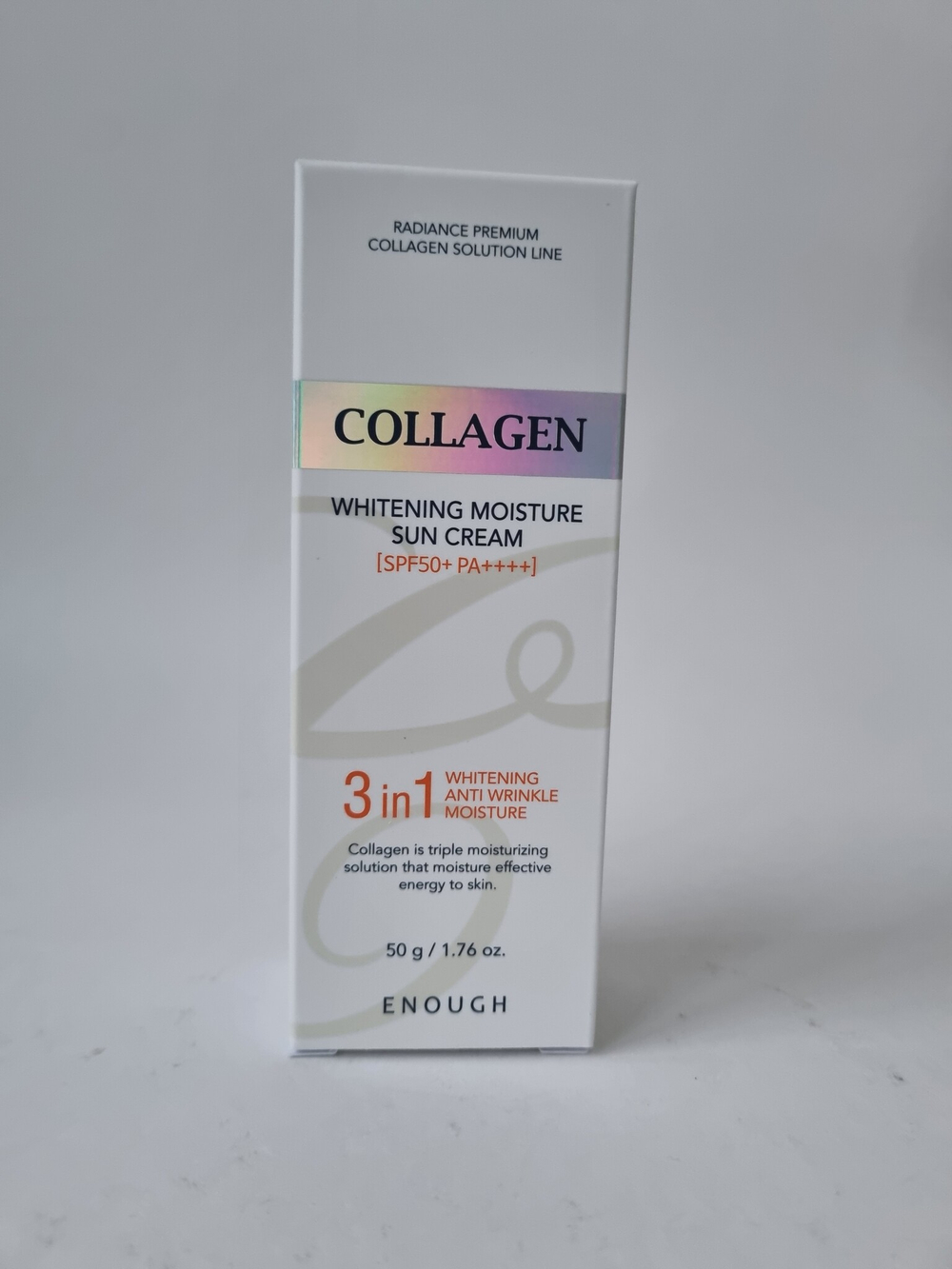 Солнцезащитный крем с коллагеном SPF50 PA+++ Enough Collagen 3in1, 50 мл.