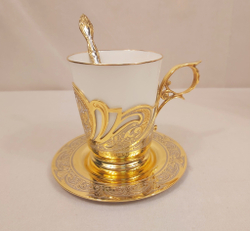 Набор чайно/кофейный "Узорный" (Златоуст)