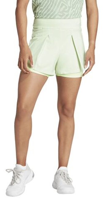 Женские Шорты теннисные Adidas Match Short - зеленый