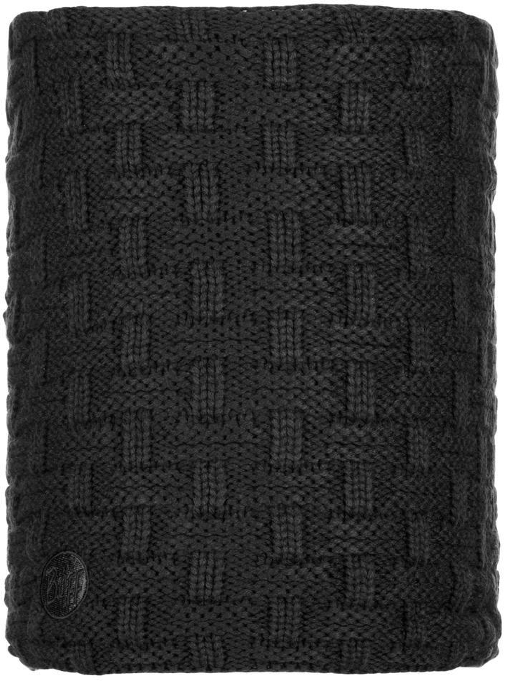 Шарф Buff Knitted & Fleece Neckwarmer Airon Black (US:One size)