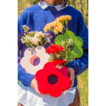 Ваза для цветов daisy, 20 см, зеленая