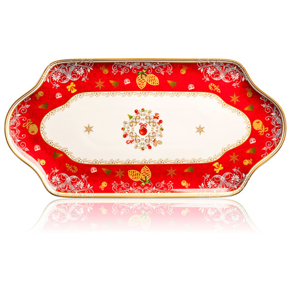 Блюдо овальное 47х23см Особый вкус праздника Lamart