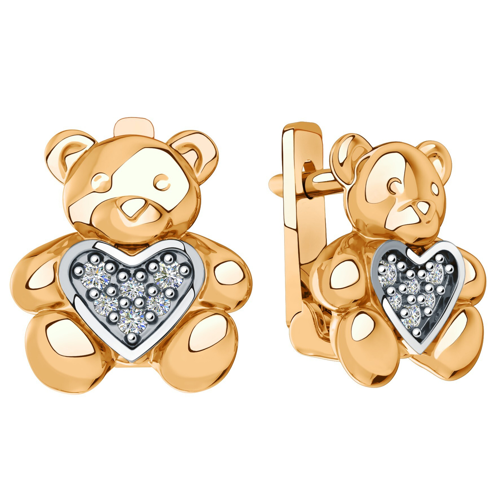 Серьги из золота 585 пробы