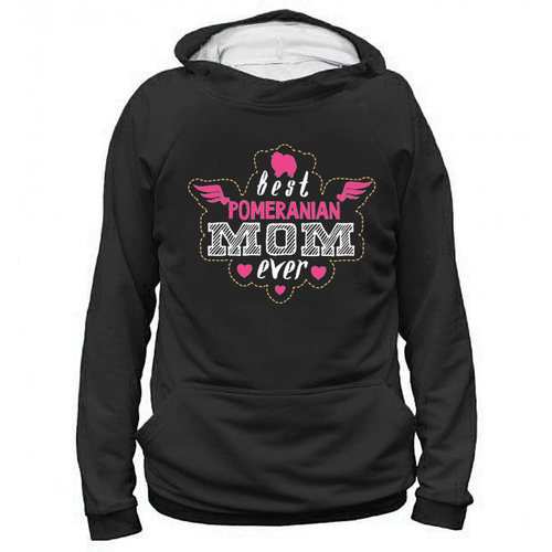 Толстовка "Лучшая мама  Померанского  Шпица"
