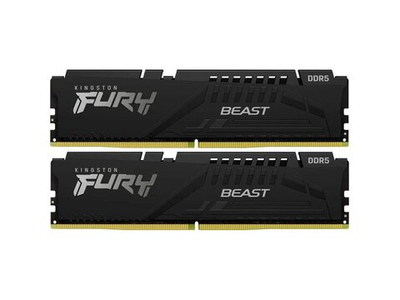 Оперативная память Kingston Fury Beast KF560C30BBK2-64, DDR5 2х 64ГБ 6000 МГц, DIMM, RTL