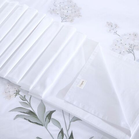 Постельное белье 2 спальное евро Asabella 2259-6 с вышивкой