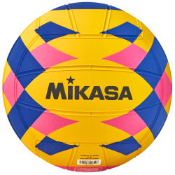 Мяч для водного поло MIKASA WP220C р.2, jun, резина, вес 300-320 г, дл.окр. 58-60см, жел-син-роз