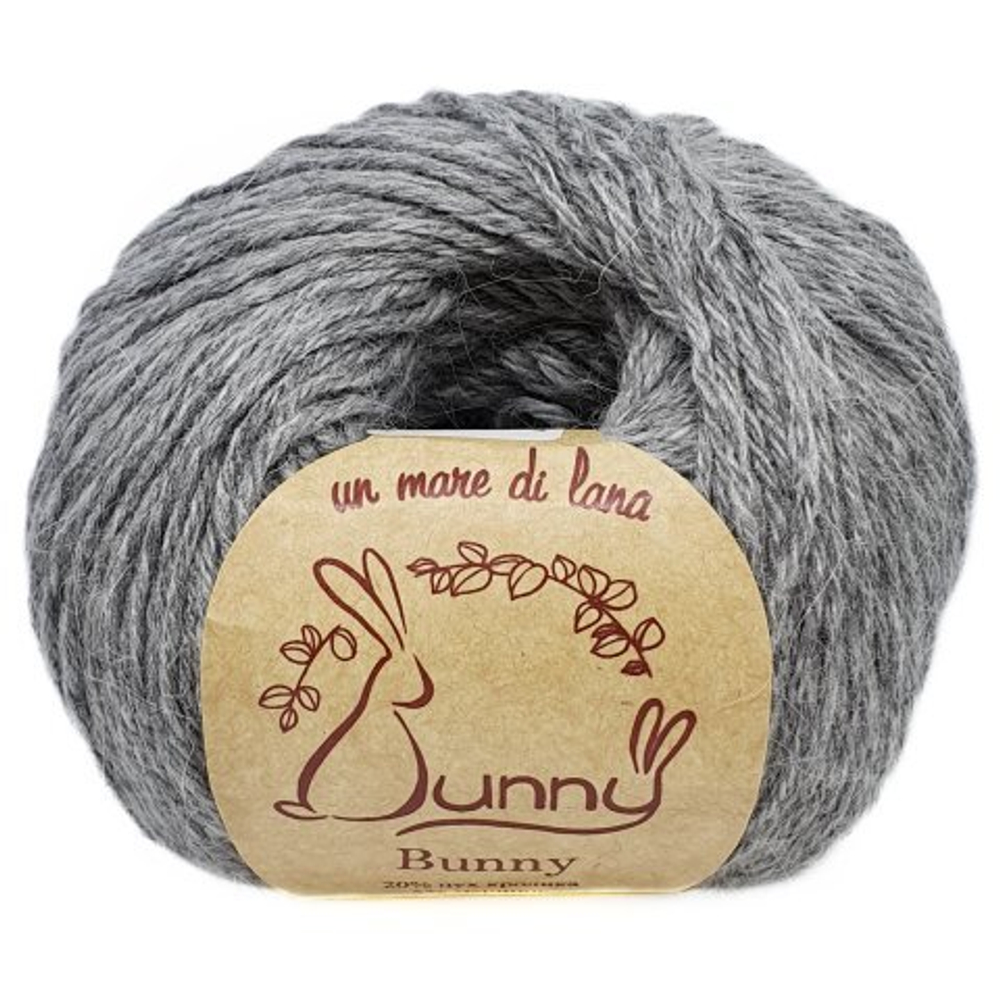 Пряжа Bunny 50г, 200м, 20%пух кролика, 5%меринос, 30%натуральная вискоза, 45%нейлон (цена за 1 шт)