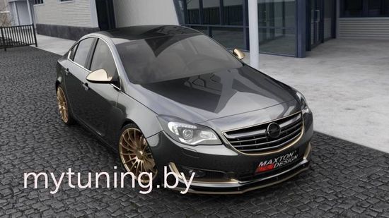 Сплитер переднего бампера для Opel Insignia