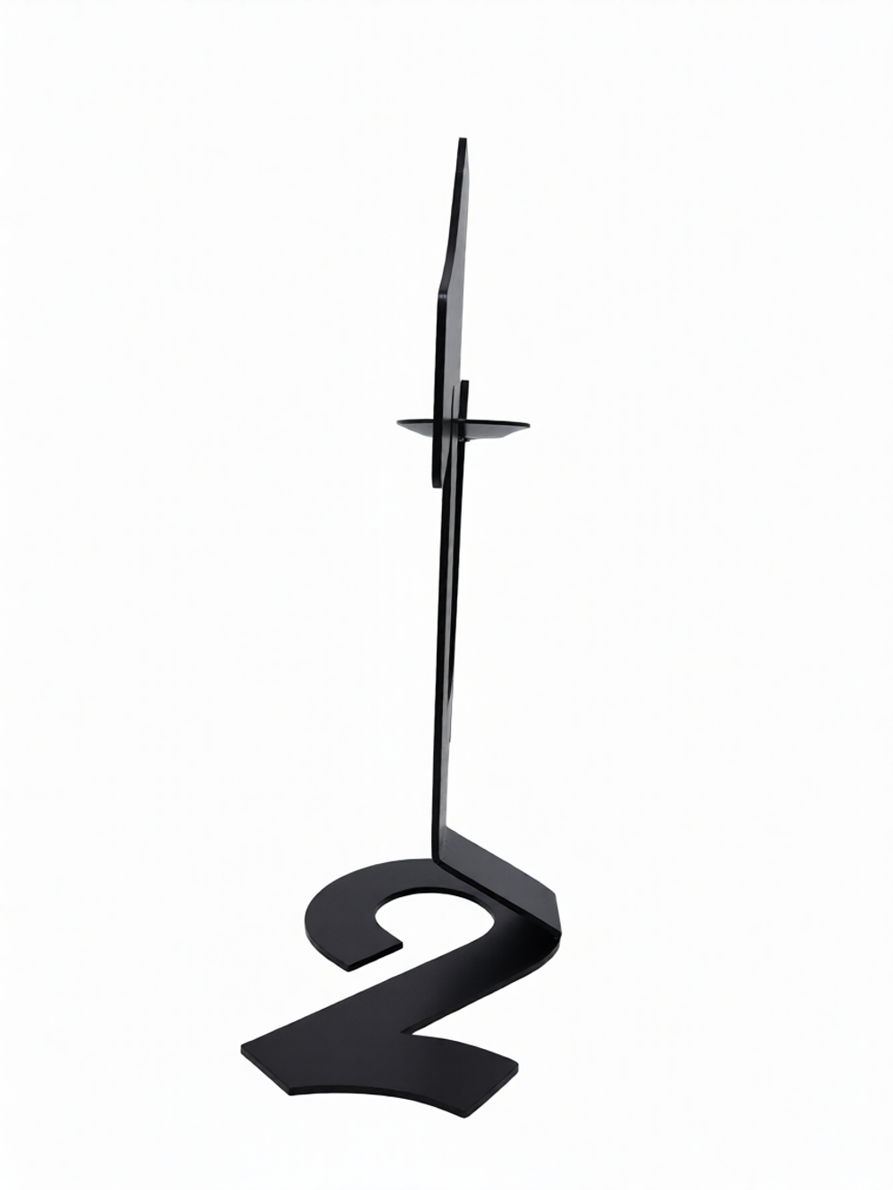 Подсвечник для свечей "Tik-Tok" (черный)