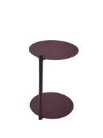 Журнальный столик Siara металл бордовый