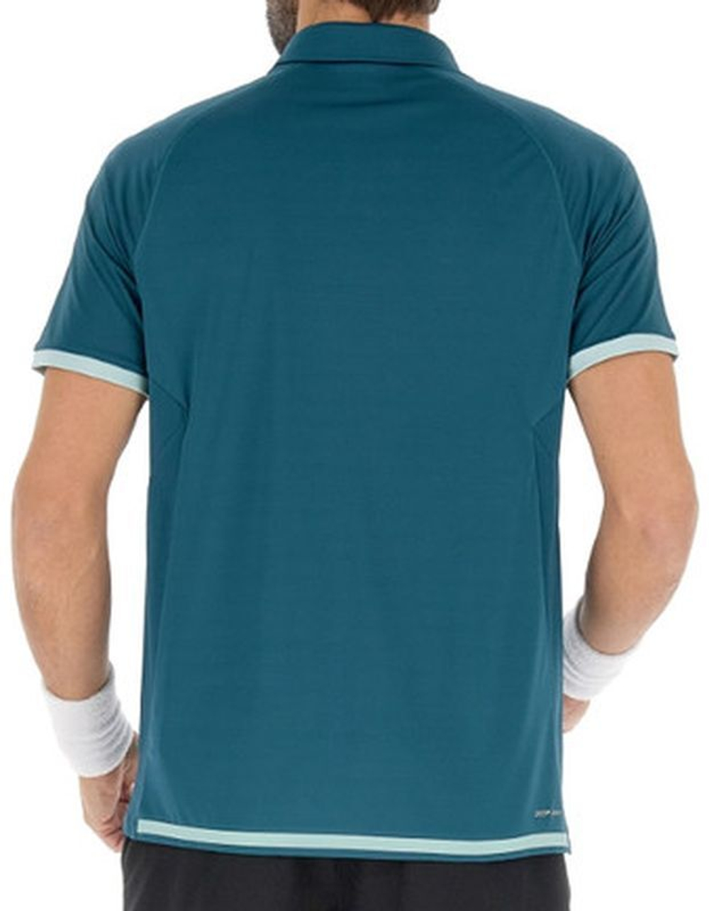 Мужское теннисное поло Lotto Tech II D2 - Бирюзовый