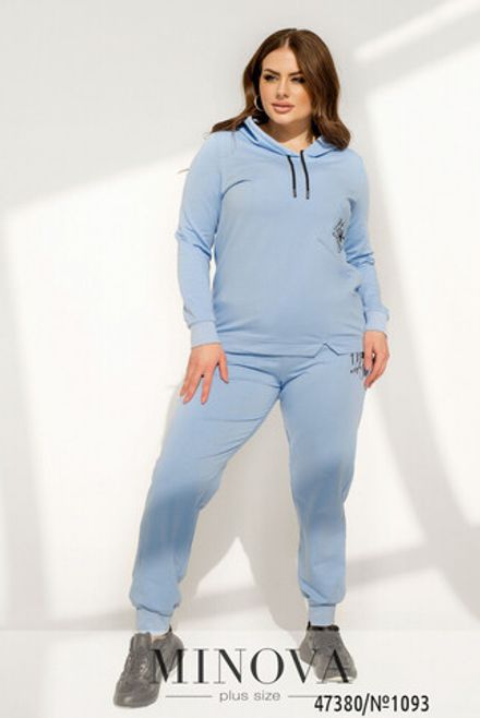 Костюм 1093-голубой Minova Фото 2