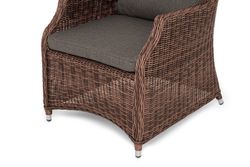 "Неаполь" плетеный стул из искусственного ротанга, цвет коричневый