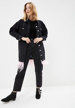LIGVIANNI Джинсовая куртка Denim Jacket Flamingo Pink