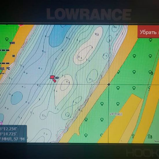 C-MAP Россия Сибирь р. Иртыш, Тобол, Тавда, Тура для Lowrance / Simrad / B&G MAX-N+ RS-Y514