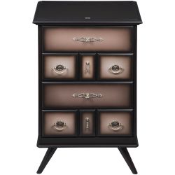 Комод Пандора - 1 с 4 ящиками Орех Оберджин Шоколад