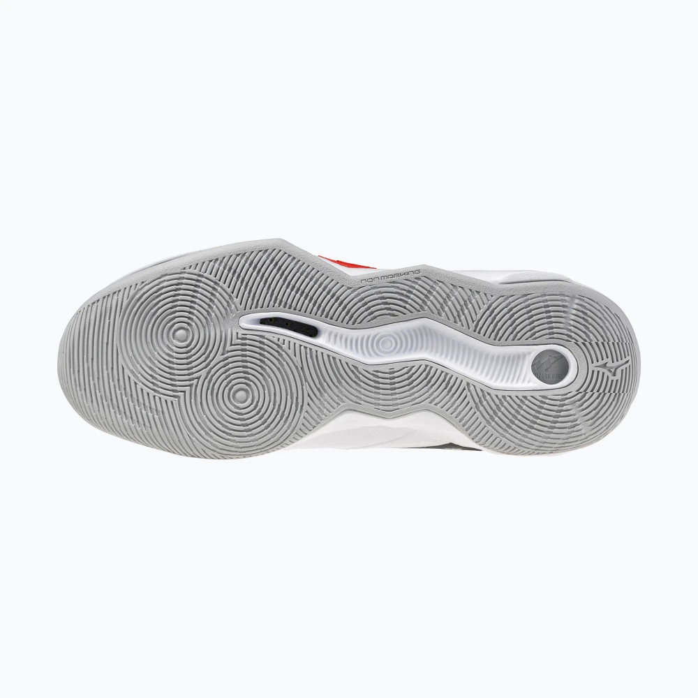 Кроссовки волейбольные Mizuno Wave Momentum Pro white/black/fiery red