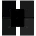 Тетрадь А5, 48 л., BRAUBERG, скоба, клетка, SoftTouch, "Ритм", (микс в спайке), 405331