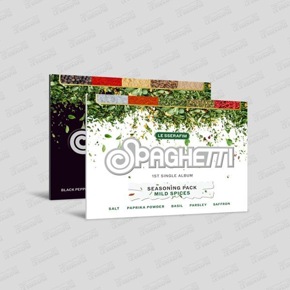 Альбом LE SSERAFIM - 1st Single Album [SPAGHETTI] (Weverse Albums ver.)