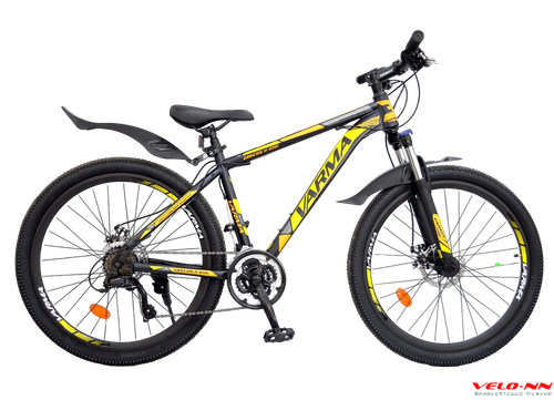 ВЕЛОСИПЕД 26" VARMA DRACON H65D, р.17 чёрно-жёлтый, 21ск